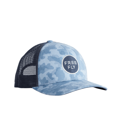 Free Fly Apparel Camo Trucker Hat Clearwater Camo