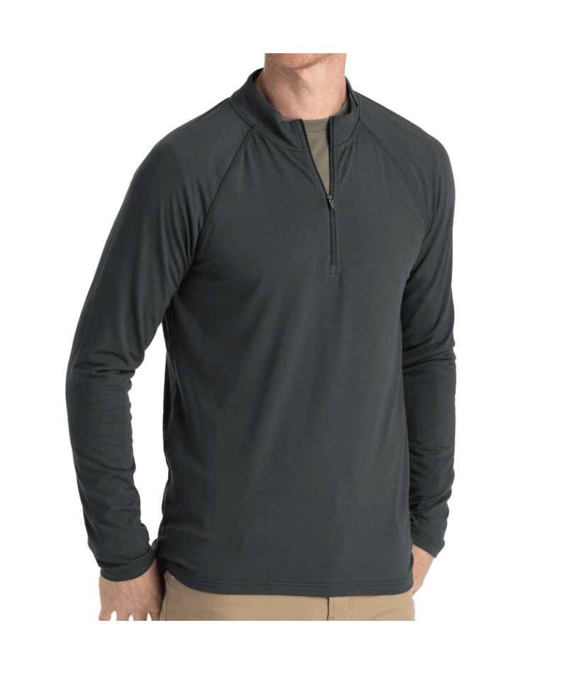 Free Fly Apparel Bamboo Flex Quarter Zip Pullover for Men – Half
