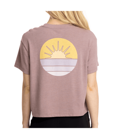 Free Fly Apparel Daybreak Tee for Women Heather Fig