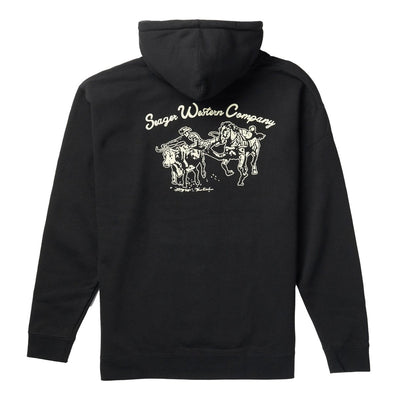 Seager Los Rios Mid-Weight Hoodie for Men Black