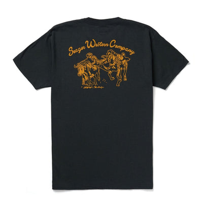 Seager Los Rios Tee for Men Vintage Black