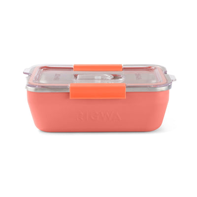 Rigwa Travel Lunch Bento Hot | Cold 8x5 Box Coral