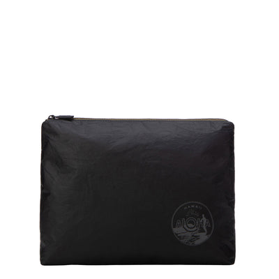 Aloha Waikk Seal Mid Pouch Charcoal on Black