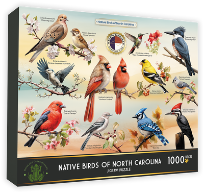 Highland Creek Puzzles Native Birds of North Carolina Jigsaw Puzzle