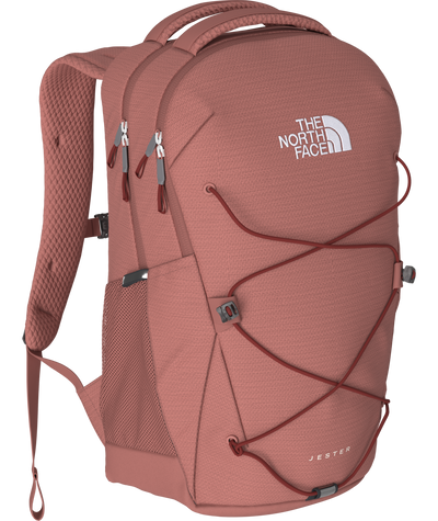 The North Face Jester Backpack for Women Light Mahogany Dark Heather/Iron Red/TNF Black