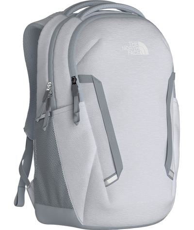 The North Face Vault Backpack for Women TNF White Metallic Melange/Mid Grey
