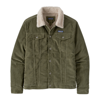 Patagonia Pile-Lined Trucker Jacket for Men Basin Green