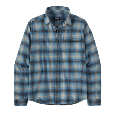 Patagonia Long-Sleeved Cotton in Conversion Fjord Flannel Shirt for Men (Past Season) Avant: Blue Bird