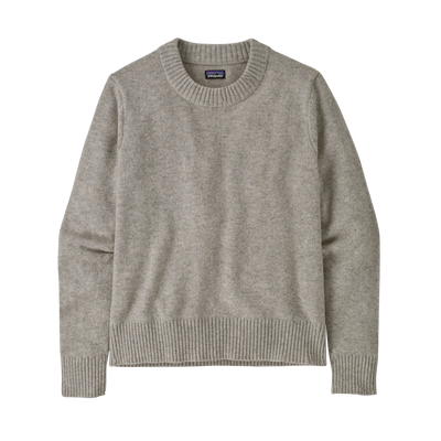 Patagonia Recycled Wool-Blend Crewneck Sweater for Women (Past Season) Salt Grey