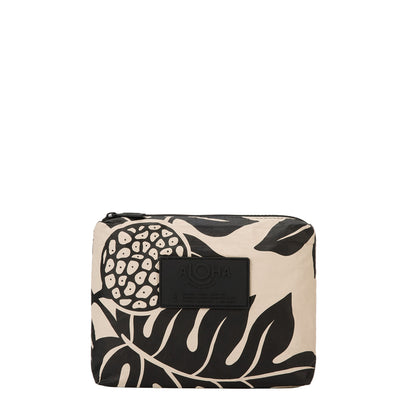 Aloha Holomua Small Pouch Black on Sandstone