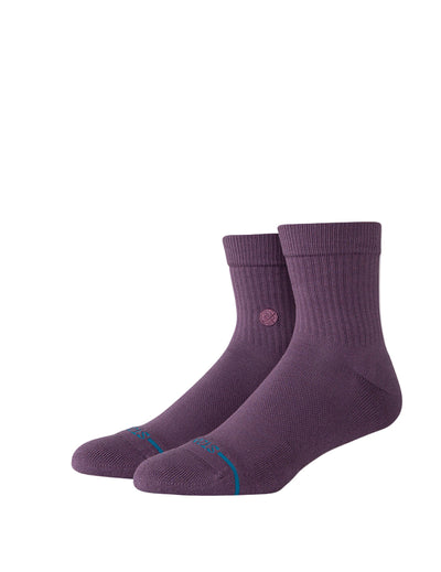 Stance Icon 1/4 Ankle Sock Grape