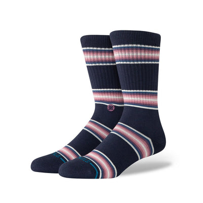 Stance Hill Top Crew Socks Navy