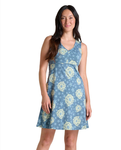 Toad&Co Rosemarie Sleeveless Dress for Women North Shore Speedy Print
