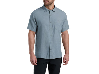 Kuhl Getaway Short Sleeve Shirt for Men Desert Sky 