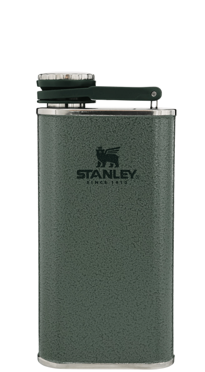 Stanley Classic Easy Fill Wide Mouth Flask 8oz Hammertone Green