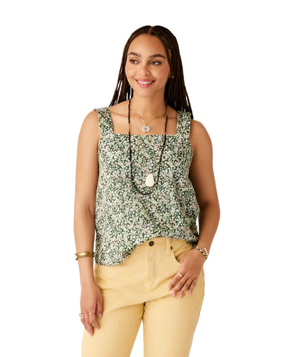 Carve Designs Liv Textured Top for Women Ditsy