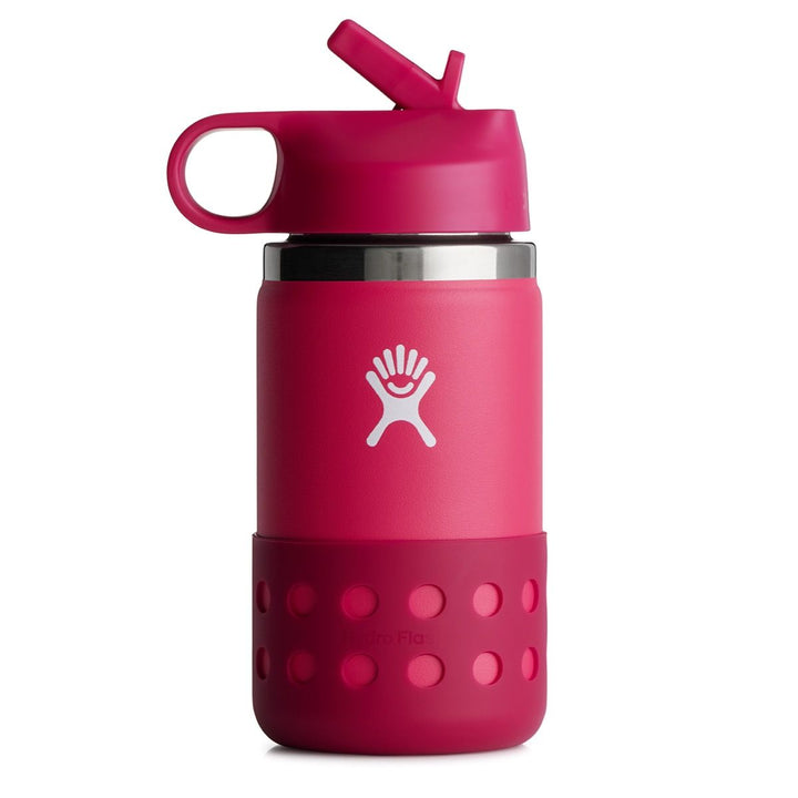 12oz hydro flask Hydro Flask Kids Wide Mouth Straw Cap & Boot Seaspray 12 oz