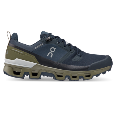 On Cloudwander Waterproof Shoes for Men Midnight/Olive