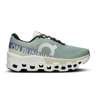 On Cloudmonster 2 Shoes for Women Mineral/Aloe