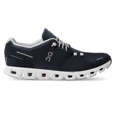 On Cloud 5 Shoes for Men Midnight/White #color_midnight-white