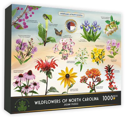 Highland Creek Puzzles Wildflowers of North Carolina Jigsaw Puzzle