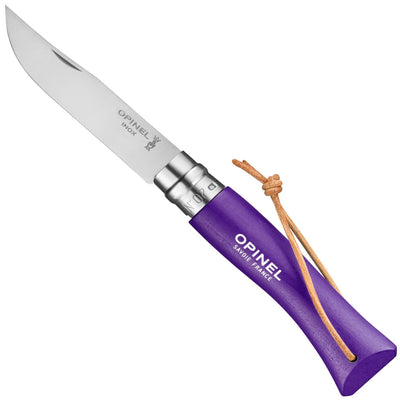 No.07 Stainless Steel Colorama Folding Knife Purple