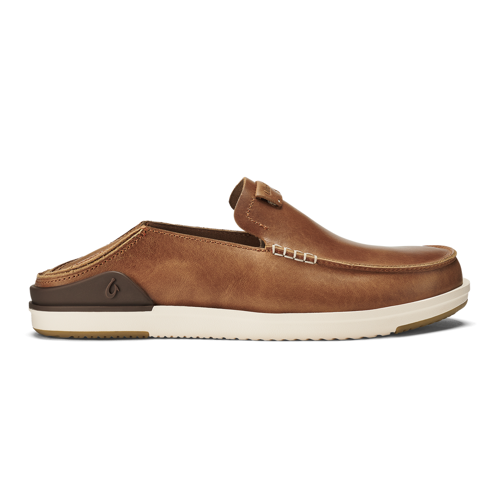 Olukai Kakaha Leather Slip-On Shoes for Men – Half-Moon Outfitters