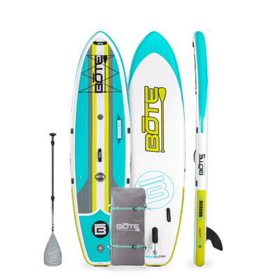 10'8" Breeze Aero Inflatable Paddle Board Full Trax Citron #color_full-trax-citron