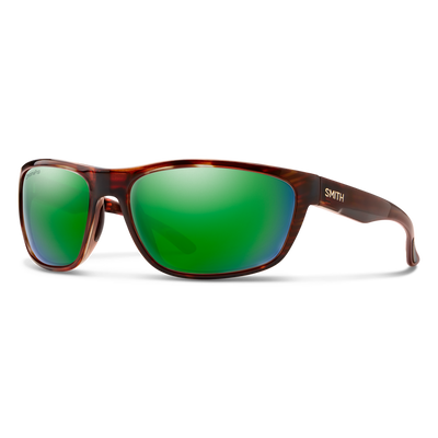 Smith Redding Sunglasses Tortoise + ChromaPop Glass Polarized Green Mirror Lens