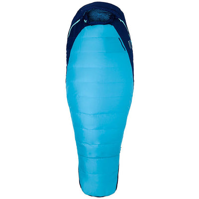 Marmot Trestles 15° Sleeping Bag for Women - Regular French Blue / Harbor Blue