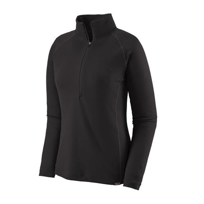 Patagonia Capilene Midweight Zip-Neck Pullover for Women Black