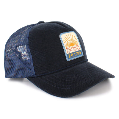 Half-Moon Outfitters Daybreak '93 Corduroy Trucker Hat Navy