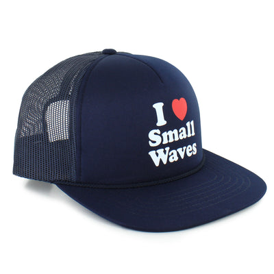 Half-Moon Outfitters I <3 Small Waves Foam Trucker Hat Navy