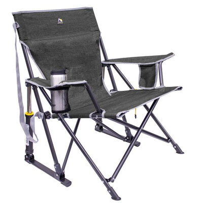 GCI Outdoor Kickback Rocker Chair Heathered Pewter #color_heathered-pewter