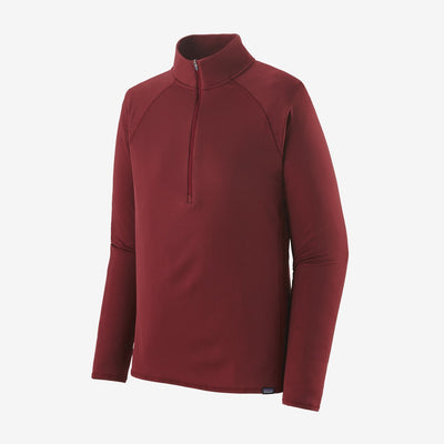 Patagonia Capilene Midweight Zip-Neck Pullover for Men Sequoia Red