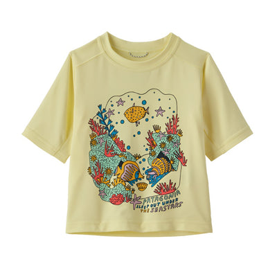 Capilene Silkweight T-Shirt for Baby Coral Campout: Isla Yellow