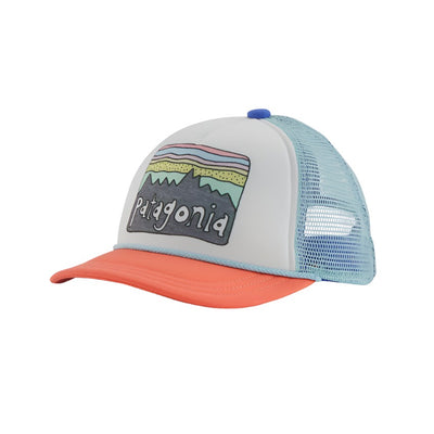 Patagonia Interstate Hat for Kids (FINAL SALE) Fitz Roy Skies: Coho Coral