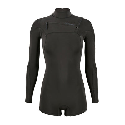 Patagonia R1 Lite Yulex Front-Zip Long Sleeved Spring Suit for Women Black