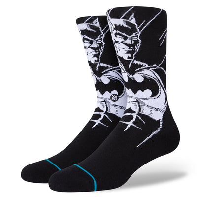 The Batman Crew Socks Black
