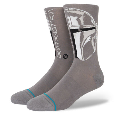 Stance Mando Crew Socks for Men (Past Season) Grey