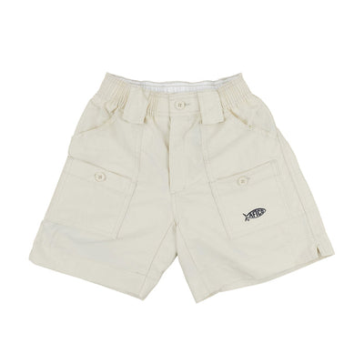 AFTCO Original Fishing Short for Boys Natural #color_natural 
