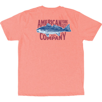 AFTCO Radar Short Sleeve T-Shirt for Boys (Past Season) Neon Peach Heather
