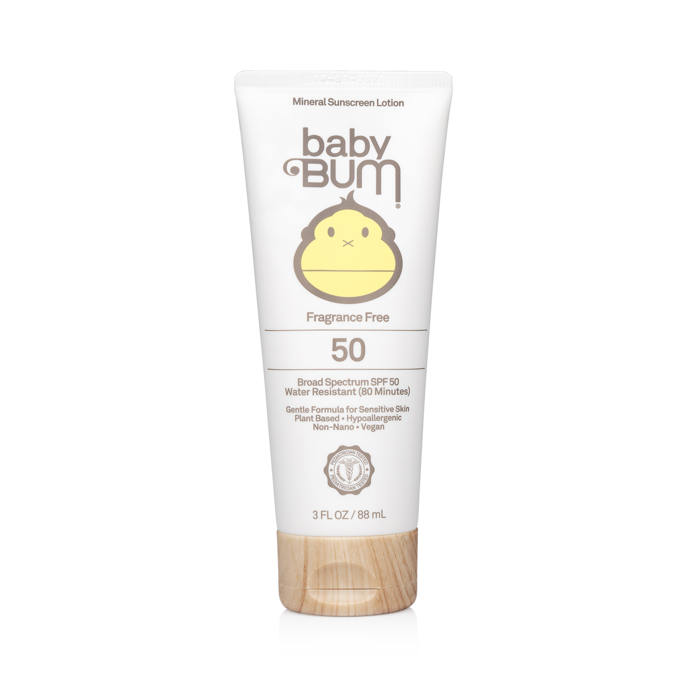 Baby Bum Mineral SPF 50 Sunscreen Lotion-Fragrance Free for Kids