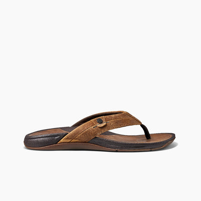 Reef Pacific Leather Sandals for Men Java