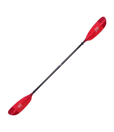 Werner Paddles Camano Fiberglass 2-Piece Straight Shaft Paddle Red