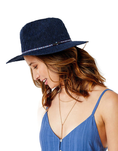 Carve Designs Capistrano Crushable Hat for Women (Past Season) Navy #color_navy