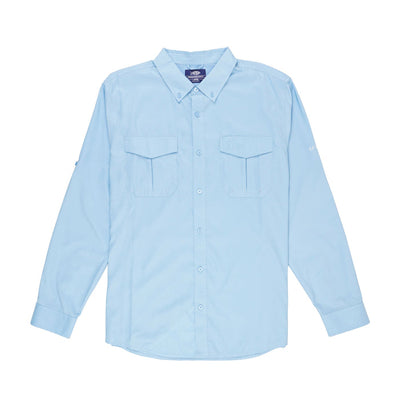 AFTCO Rangle LS Vented Fishing Shirt for Men Airy Blue