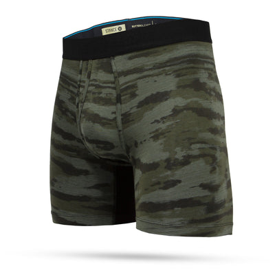 Stance Butter Blend Boxer Brief for Men Ramp Camo-Army Green