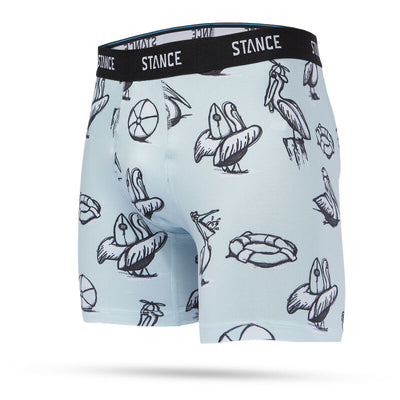 Stance Poly Boxer Brief for Men Happy Pelican-Slate