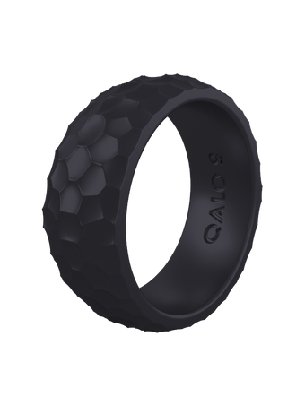 Qalo Forged Silicone Ring for Men Metallic